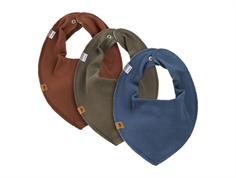 Name It tea leaf fleece bib (3-pack)